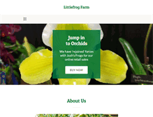 Tablet Screenshot of littlefrogfarm.com